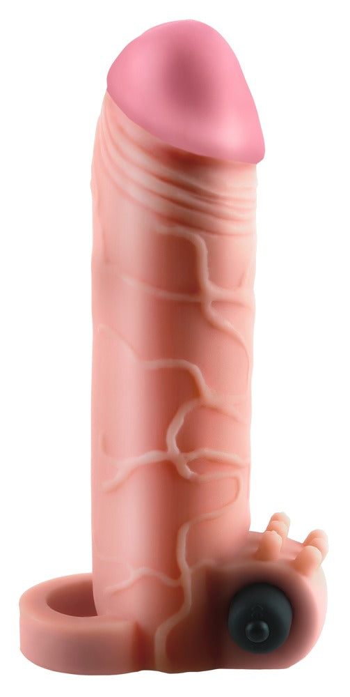 Fantasy X-tensions Penis sleeve met verlenging en erectie-ondersteuning - Huidskleur - Fantasy X-tensions - SKU: 5407650000