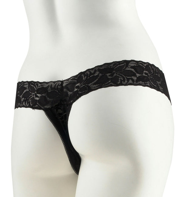 Fetish Fantasy Series Limited Edition Vibrerende string met bullet & 10 standen - Zwart - Fetish Fantasy Series Limited Edition - SKU: 5410010000