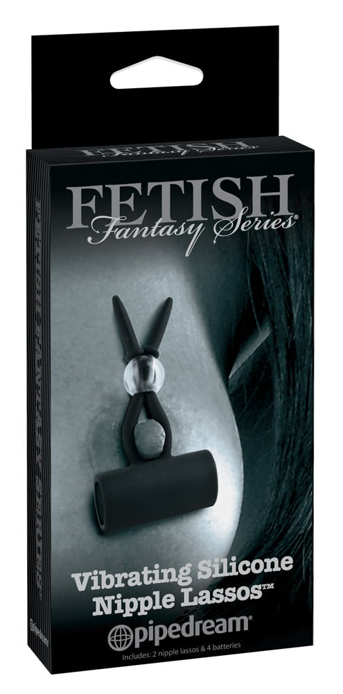 Fetish Fantasy Series Limited Edition Tepelassos vibrerend met hands-free stimulatie - Zwart - Fetish Fantasy Series Limited Edition - SKU: 5410870000