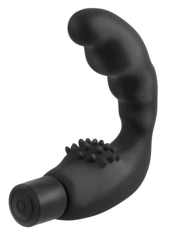 Anal Fantasy Collection Vibrator taps toelopend met P-spot stimulatie - Zwart - Anal Fantasy Collection - SKU: 5412730000