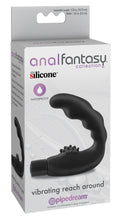 Anal Fantasy Collection Vibrator taps toelopend met P-spot stimulatie - Zwart