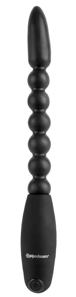 Anal Fantasy Collection Trilkussen flexibel met kralenstructuur - Zwart