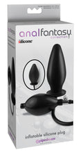 Anal Fantasy Collection opblaasbare plug - Zwart