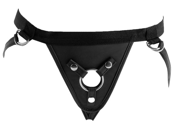 Fetish Fantasy Series harnas met zuignap - Zwart - Fetish Fantasy Series - SKU: 5414600000