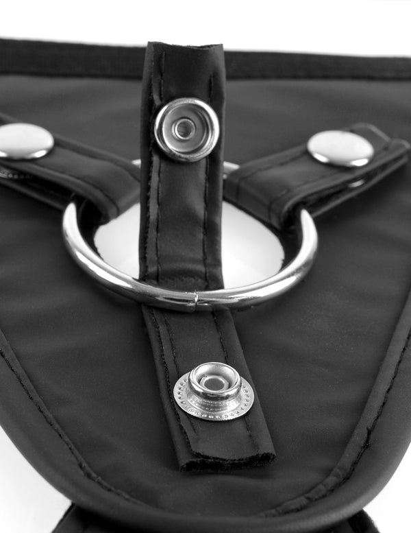 Fetish Fantasy Series harnas met zuignap - Zwart - Fetish Fantasy Series - SKU: 5414600000