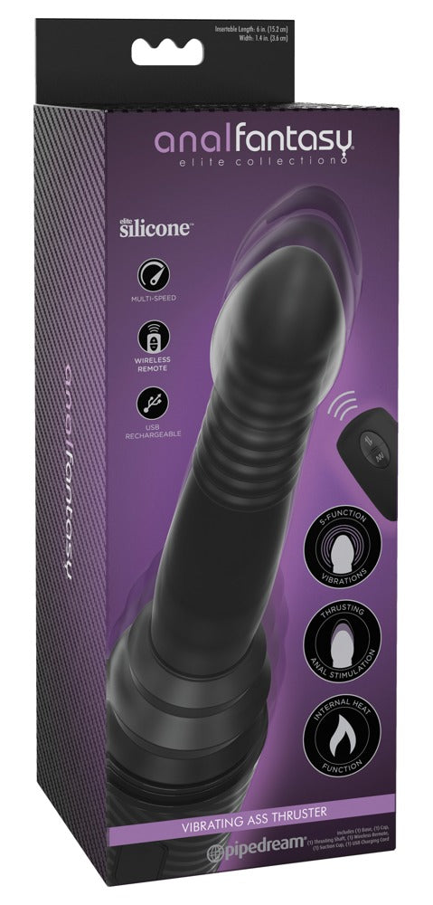 Anal Fantasy Elite vibrerende kontschroef - Zwart - Anal Fantasy Elite - SKU: 5415750000