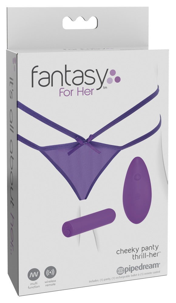 Fantasy For Her Vibro-slip - Paars - Fantasy For Her - SKU: 5417020000