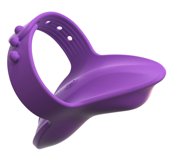 Fantasy For Her vingervibe met verstelbare lus - Paars - Fantasy For Her - SKU: 5417450000