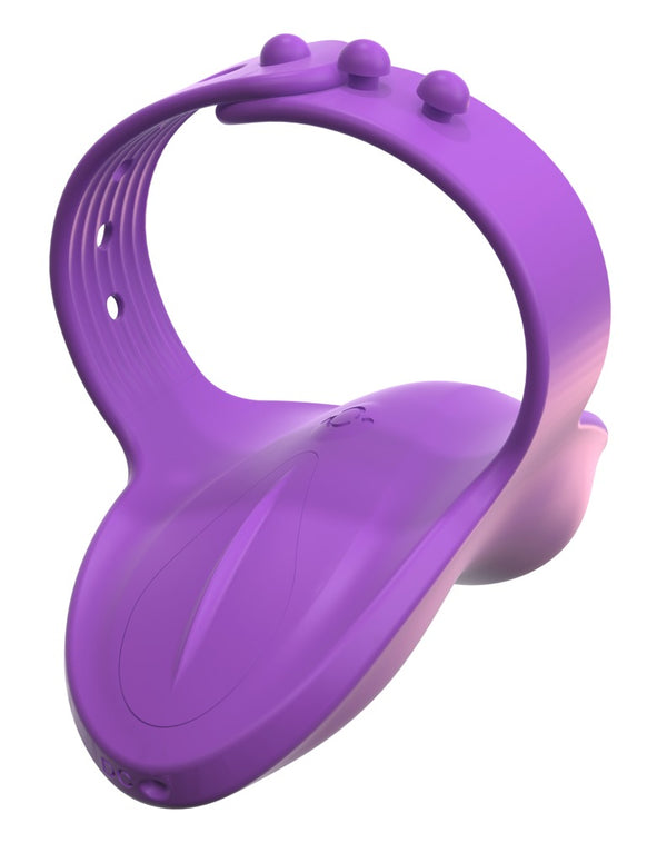 Fantasy For Her vingervibe met verstelbare lus - Paars - Fantasy For Her - SKU: 5417450000
