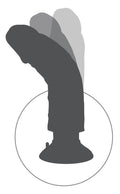 King Cock 9" vibrerende cock - Huidskleur Licht