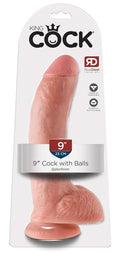 King Cock realistische dildo met testikels