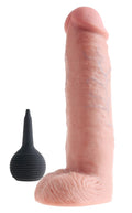 10" spuitende lul met ballen