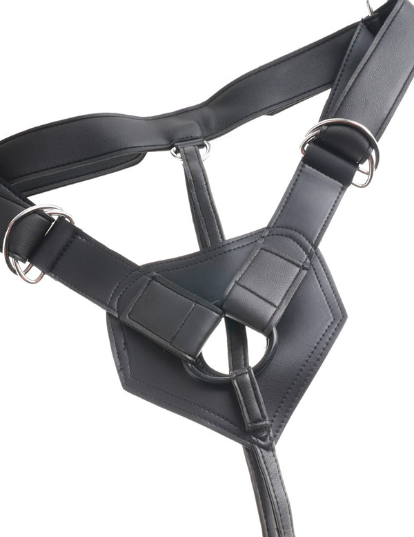 King Cock Strap-on met 9 inch lul - Huidskleur Licht - King Cock - SKU: 5423420000