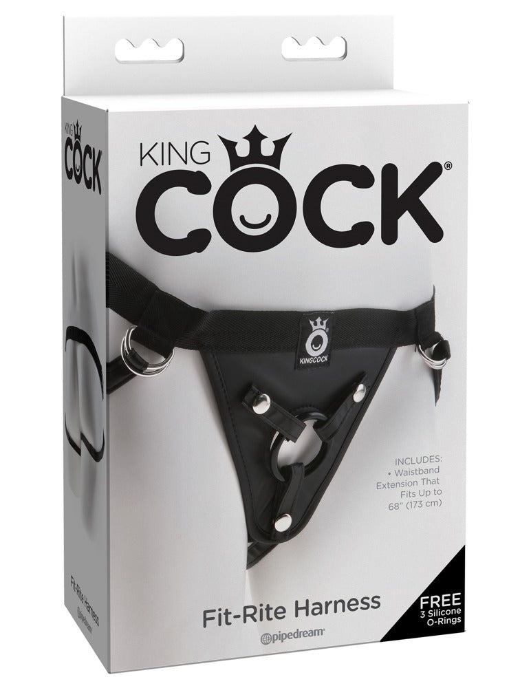 King Cock Harnas - Zwart