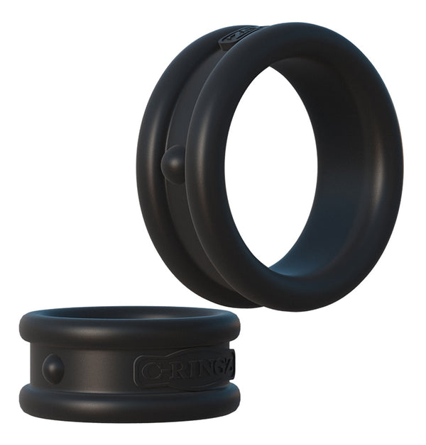 Fantasy C-Ringz Silicone ring - Zwart - Fantasy C-Ringz - SKU: 5424740000