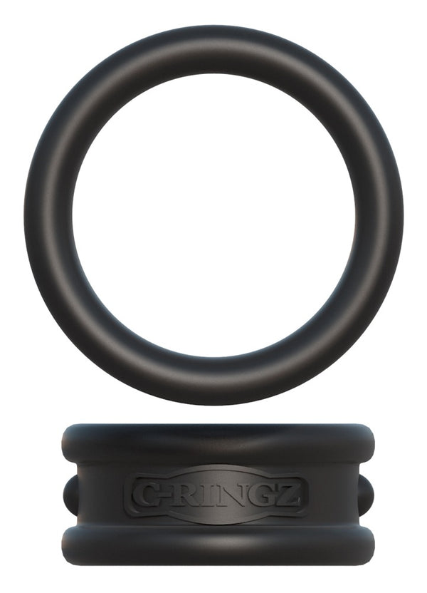 Fantasy C-Ringz Silicone ring - Zwart - Fantasy C-Ringz - SKU: 5424740000