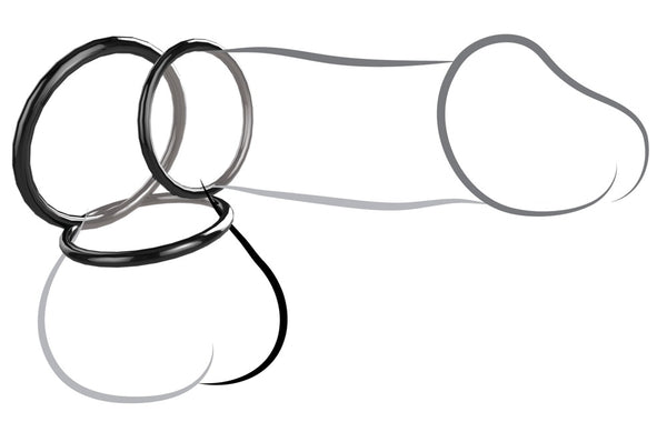 Fantasy C-Ringz Pikringen - Zwart - Fantasy C-Ringz - SKU: 5424900000