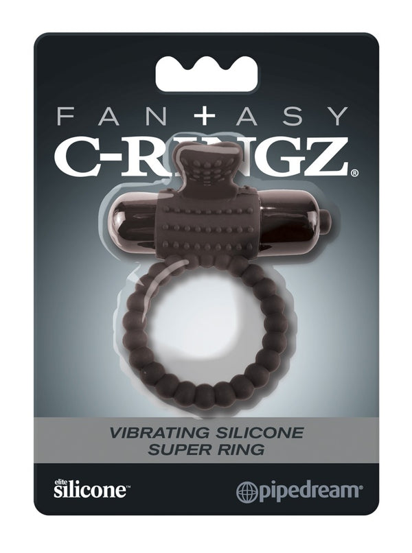 Fantasy C-Ringz vibrerende penisring - Zwart - Fantasy C-Ringz - SKU: 5425470000
