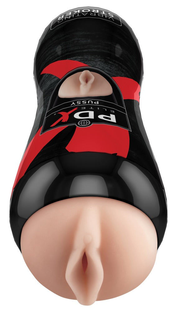 PDX Elite vibrerende pussy stroker - Huidskleur Licht - PDX Elite - SKU: 5429380000