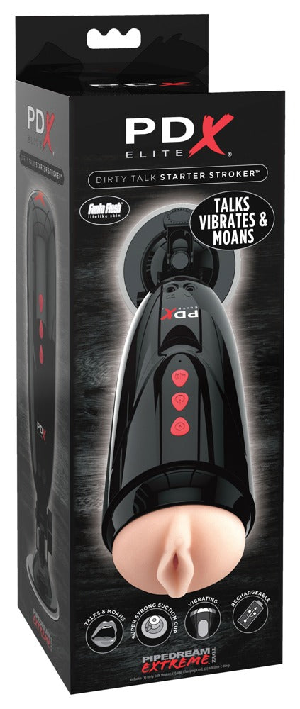 PDX Elite kreunende wandstroker - Zwart - PDX Elite - SKU: 5429620000