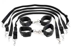 Fetish Fantasy Series Manchet en koord set - Zwart