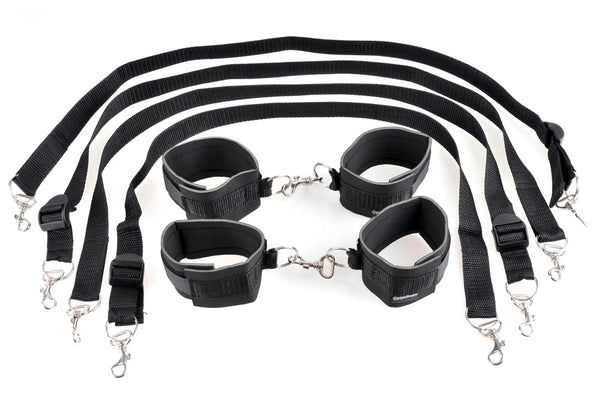 Fetish Fantasy Series Manchet en koord set - Zwart - Fetish Fantasy Series - SKU: 5432170000