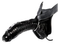 Fetish Fantasy Extreme Strap-on hol met testikels - Zwart