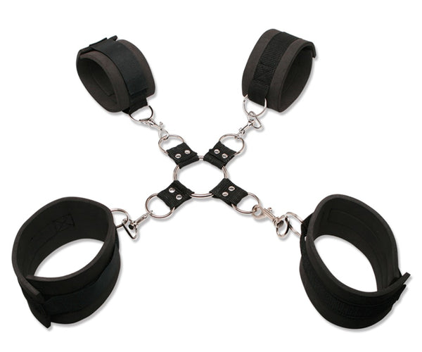 Fetish Fantasy Series Hogtie kit - Zwart - Fetish Fantasy Series - SKU: 5440350000