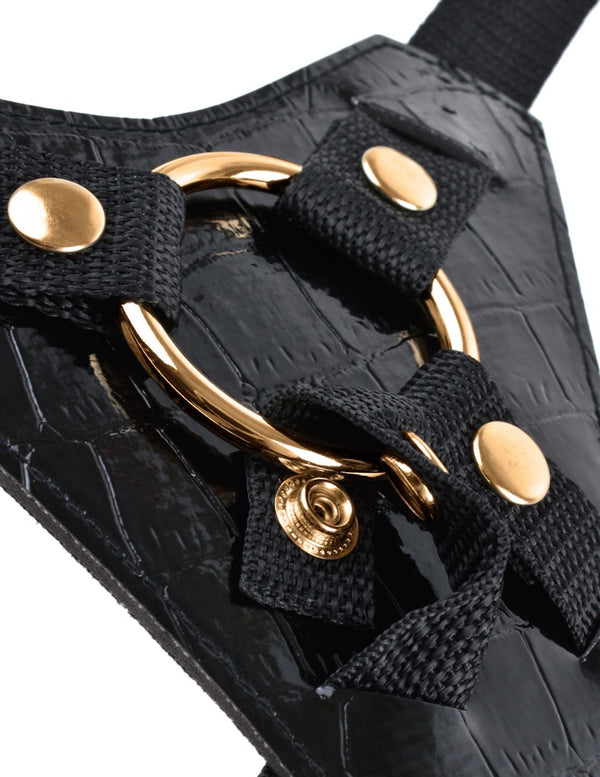Fetish Fantasy Gold verstelbaar strap-on - Zwart - Fetish Fantasy Gold - SKU: 5441080000