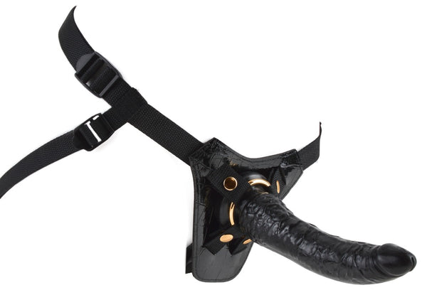Fetish Fantasy Gold verstelbaar strap-on - Zwart - Fetish Fantasy Gold - SKU: 5441080000