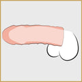Fantasy X-tensions Penis sleeve - Huidskleur