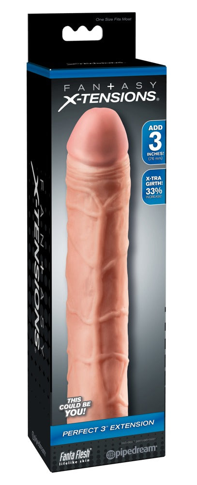 Fantasy X-tensions penis sleeve - Huidskleur Licht - Fantasy X-tensions - SKU: 5441320000