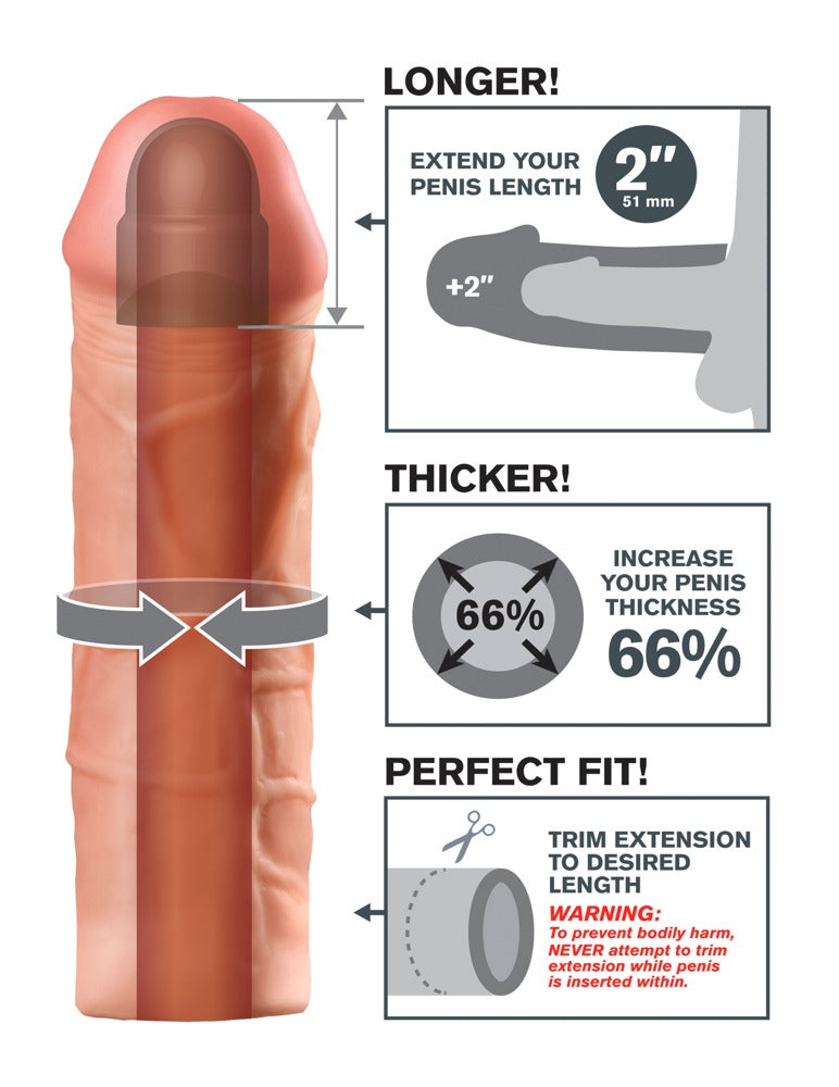 Fantasy X-tensions Verlengstuk - Huidskleur