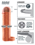 Fantasy X-tensions Penis sleeve - Huidskleur