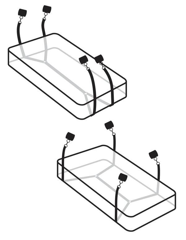 Fetish Fantasy Series Limited Edition Fetish Fantasy Series Matras restraints - Zwart - Fetish Fantasy Series Limited Edition - SKU: 5442990000