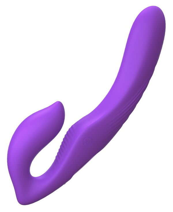 Fantasy For Her strapless strap-on met vibraties - Paars - Fantasy For Her - SKU: 5443960000