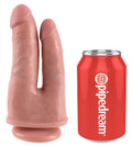 King Cock Dubbele penetrator - Huidskleur