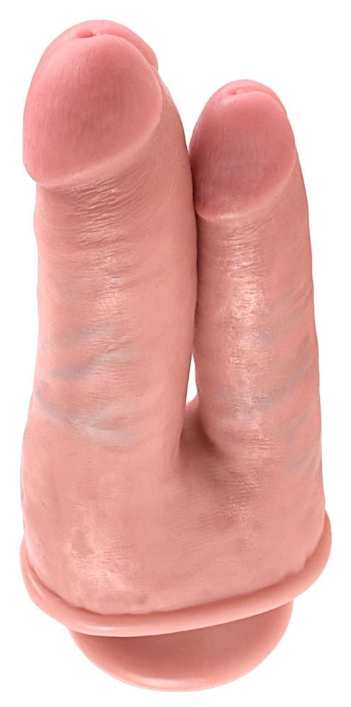 King Cock Dubbele penetrator - Huidskleur