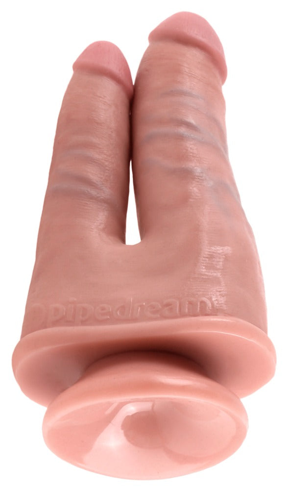 King Cock Dubbele penetrator - Huidskleur