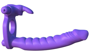 Fantasy C-Ringz Dubbele penetrator - Paars