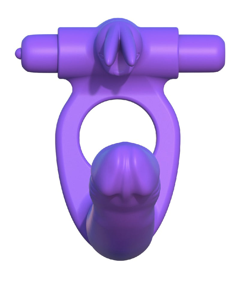 Fantasy C-Ringz Dubbele penetrator - Paars