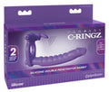 Fantasy C-Ringz Dubbele penetrator - Paars