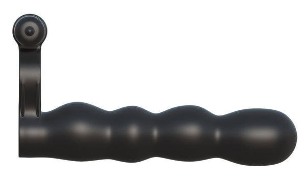 Fantasy C-Ringz Dubbele Penetrator Posable - Zwart - Fantasy C-Ringz - SKU: 5447520000