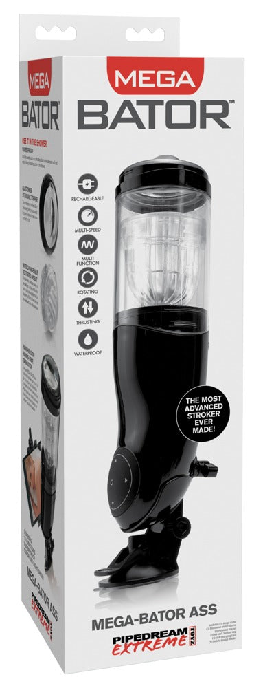 PDX Extreme Mega-Bator Ass automatische pijper - Zwart - PDX Extreme - SKU: 5448410000