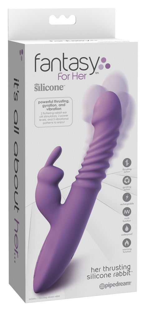 Fantasy For Her Rabbit vibrator - Paars - Fantasy For Her - SKU: 5454220000
