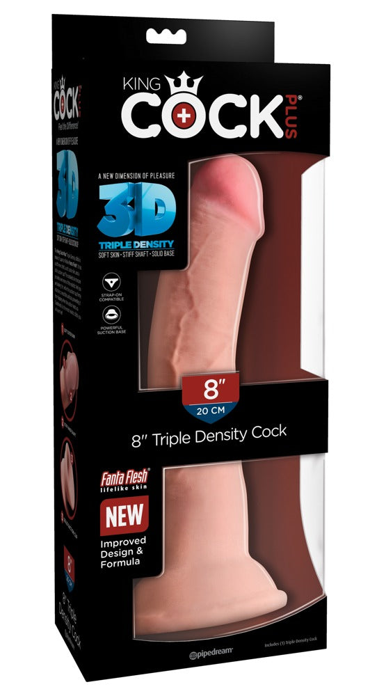 King Cock Plus Dildo - Huidskleur - King Cock Plus - SKU: 5454730000