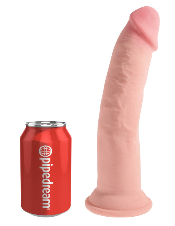 King Cock Plus 9" realistische dildo - Huidskleur Licht - King Cock Plus - SKU: 5454810000