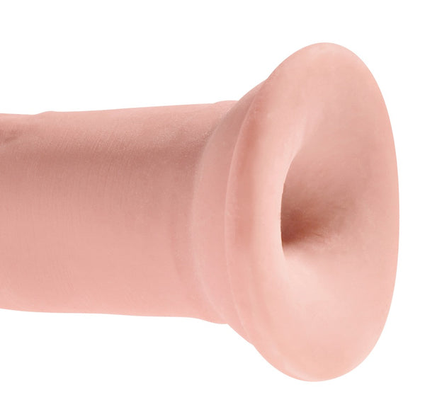 King Cock Plus 9" realistische dildo - Huidskleur Licht - King Cock Plus - SKU: 5454810000