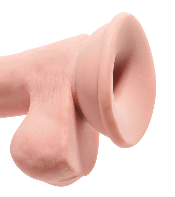 King Cock Plus Dildo - Huidskleur Licht - King Cock Plus - SKU: 5454900000
