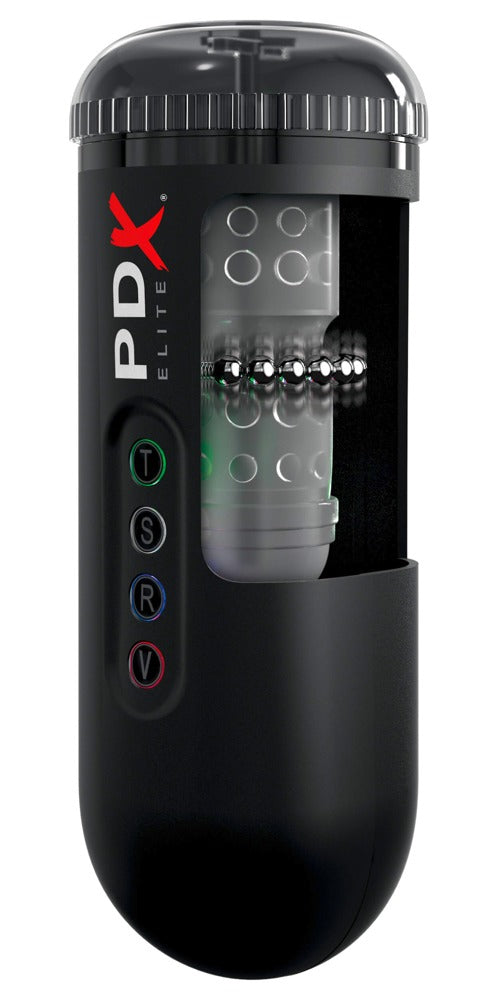 PDX Elite automatische pijp masturbator - Zwart - PDX Elite - SKU: 5457240000